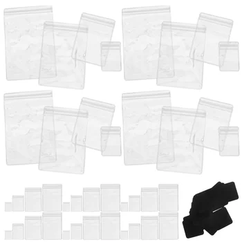 1 комплект за опаковане на пакети за бижута Прозрачни опаковки за бижута Удобни опаковки за опаковане на бижута, Малки пакети
