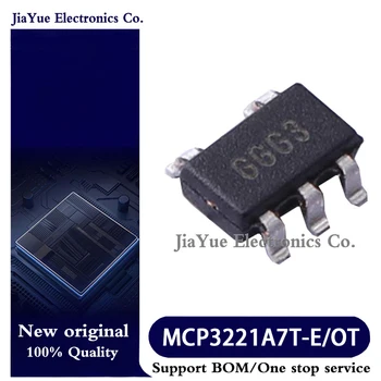 10шт 100% на нови чипове аналогово-цифрово преобразуване MCP3221A7T-E/OT SOT-23-5, ADC