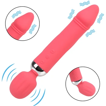 12 Режима на женската мастурбация, вибратор в точка G, секс играчки за жени, секс продукт, AV-вибратор, двоен вибратор, стимулатор на клитора