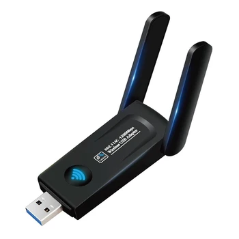 1200 Mbps с USB Wifi Безжичен Адаптер USB3.0 Мрежова карта Wifi AP Ключ USB LAN Ethernet двойна лента 2,4 G 5,8 G За преносими КОМПЮТРИ Win10