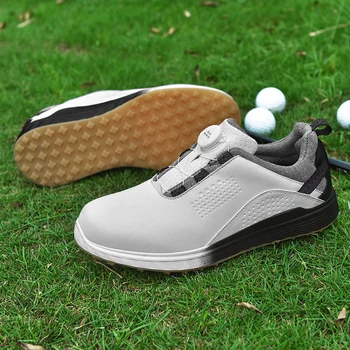 2023 Нова мъжки обувки за голф, удобна професионална мъжки спортни обувки за фитнес на открито, бягане, мъжки обувки за голф