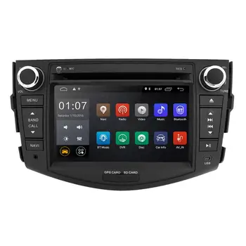 2Din Четириядрен 7-инчов Android10 Авто Dvd Стерео Радио За Toyota RAV4 2006-2012 Swc 4G wifi Dvr Bluetooth Usb Rds Gps Dsp