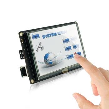 3,5-10,4-инчов модул Smart HMI Сериен TFT LCD panel с мощен софтуер + порт UART + Сензорен екран за Arduino