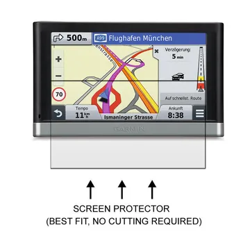 3 * Прозрачен LCD-PET-фолио за Защита на екрана от Надраскване за Garmin Nuvi 2598 LMT 2598LMT 2598LMT-D Авиационна GPS