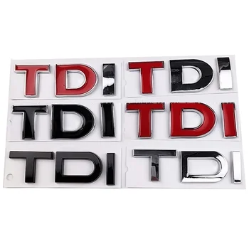 3D ABS Колата TDI Логото на Емблемата на Задния Багажник Етикети за Volkswagen VW Polo, Golf, Jetta, Tiguan Passat GTI Touran Bora Страничната Икона На Крилото
