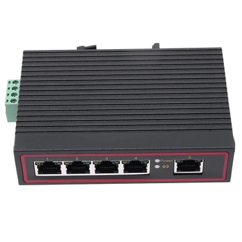 5X 5-портов RJ-45 10/100 М Ethernet, тенис на комутатор, хъбове мрежова лаптоп с DIN-релса