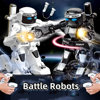777-615 Бойна Радиоуправляеми Робот 2.4 G Body Sense Играчки с Дистанционно Управление За Деца, Подарък Играчка Модел Мини-Умен Робот Бойни Играчки За Момчета