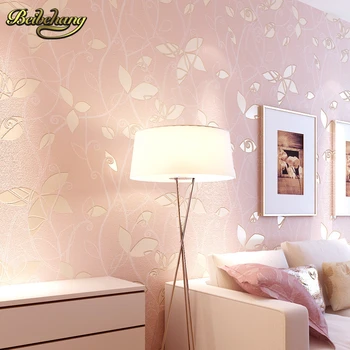 beibehang papel de parede 3D триизмерна флизелиновые тапети с релефни идиличен романтична спалня хол фон за телевизор