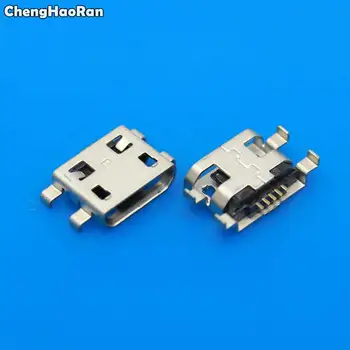 ChengHaoRan 2-50 бр. Конектор Micro USB 5pin 0,8 мм B Тип Женски Конектор Micro USB Конектор За Зареждане на Портове и Конектори Жак За Alcatel One Touch