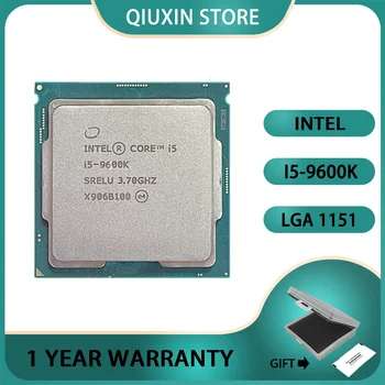 Intel Core i5-9600K, i5 9600KSix-Ядрен шестипоточный процесор в LGA 1151 CPU 9M 95W 3,7 Ghz