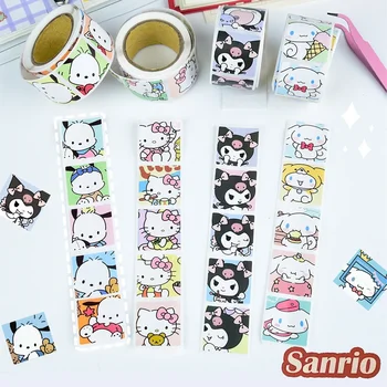 Sanrio Hello Kitty оборудване запечатване на Етикета Мультяшная Стикер Cinnamoroll за момичета, Стикер за печене със собствените си ръце, опаковане пликове, печати за детски подаръци, Украса
