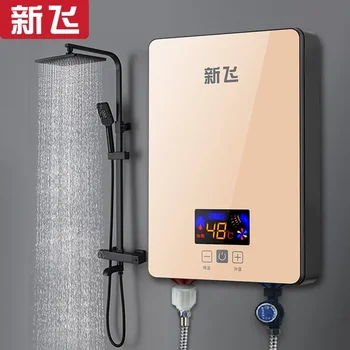 Xinfei незабавен електрически бойлери постоянна температура на домакински баня с душ малък нагревател миг загряване на бойлер