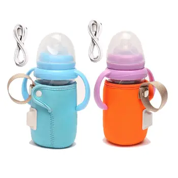 Y1UB USB, регулиране на затопляне на шишета за хранене, за да якета, Нагревател за бебешки шишета, Подогреваемая капак за хранене на бебета, Пътна самозалепваща на кутията