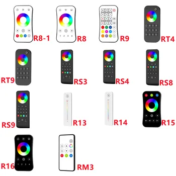 Безжично дистанционно управление RGB/RGBW 2.4 G за RGB led подсветка за включване/изключване, за регулиране на цвят, с динамични промени, група раздяла