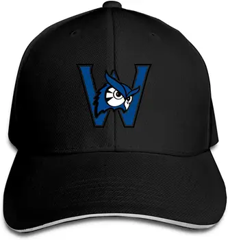 Бейзболна шапка за възрастни шофьори на камиони с логото на Westfield State University, регулируем остроконечная шапка за татко-сандвич, черно Four Seasons