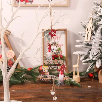 Весела Коледа Сладък Висулка Дървена Куха Картичка С Букви Коледно Дърво Висящи Украси Дома На Коледно Парти Декор Подаръци