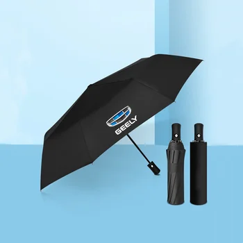 Ветрозащитный двуслойни чадър със защита от дъжд, напълно автоматични чадъри от дъжд за Geely Geometry C Coolray Tugella Gx3 Panda