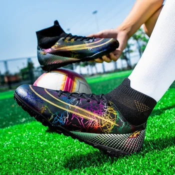 Висок клас футболни обувки за състезания Mbappé, тренировочная обувки, нескользящие износоустойчиви футболни обувки Fustal, Chuteira Society