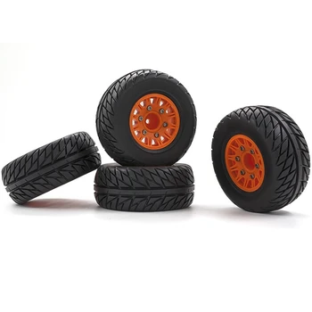 Висококачествени гуми за 1:8 1:10 RC Кола Къс Модел Камион Универсална Детайл За Обновяване на Гуми Адаптер 12 Мм 14 мм 17 ММ оф-роуд Гуми 4шт