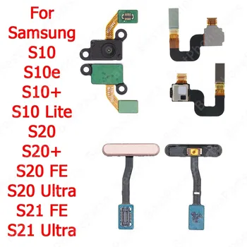 Гъвкав Кабел, Скенер на Пръстови Отпечатъци За Samsung Galaxy S10 Lite S10 + S10e S20 FE S20 + Plus S21 Ultra 5G резервни Части За Сензор за Пръстови отпечатъци