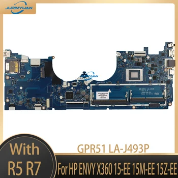 Дънна платка GPR51 LA-J493P за HP ENVY X360 15-EE 15M-EE 15Z-EE дънна Платка на лаптоп Процесор: R5-4500U/ах италиански хляб! r7-4700U DDR4 100% Тест В ред