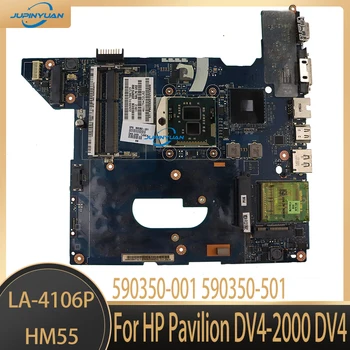 Дънна платка за лаптоп HP Pavilion DV4-2000 DV4 дънна Платка 590350-001 590350-501 NAL70 LA-4106P HM55
