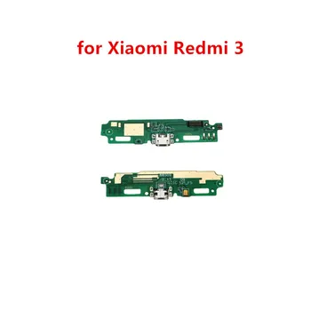 за Xiaomi Redmi 3 USB-порт за зарядно устройство, докинг конектор, печатна платка, лента, гъвкав кабел, резервни части за ремонт на екрана на телефона