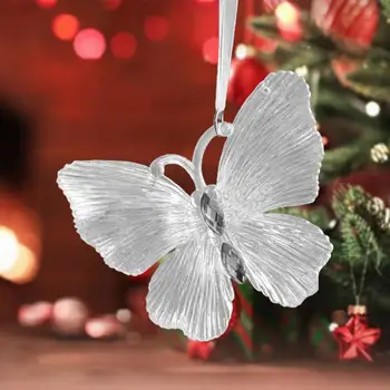 Коледна украса Бижута във формата на снежинки, Цветни Акрилни Бижута Коледна Елха 3d Треньорът Балерина Пеперуда Камбанка Лосове