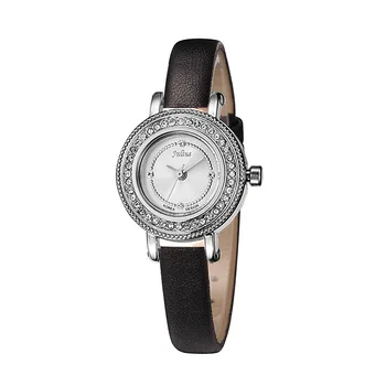 Малки дамски часовник Японски кварцов Кристали Часовници Лесно най-доброто модно рокля Часовници Гривна Подарък на едно момиче за рождения ден на Julius