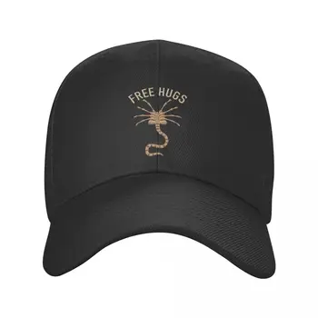 Модерна бейзболна шапка на Xenomorph Alien Free Hugs за мъже и жени, дишаща шапка за татко, слънчеви шапки възстановяване на предишното положение