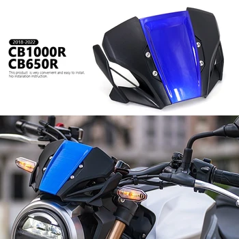 Нов Мотоциклет CB 650 1000 R на Предното Стъкло, Предното Стъкло Козирка Ветрозащитный Комплект За Honda CB650R 2019-2022 CB1000R 2018-2020
