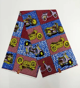 Нова гарантирано Истинска плат от 100% памук с меки оригинални африкански восъчните разпечатки, Нигерийски женски стил, Анкара, восък за рокли Pagne