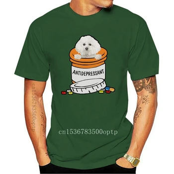 Нова тениска-антидепресант от Bichon Фриз със сладък куче