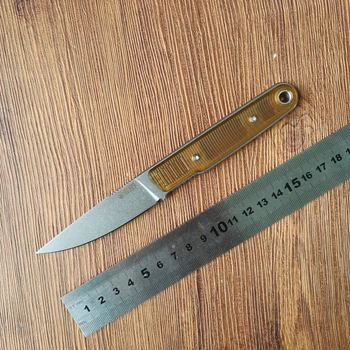 Нож Kubey ku356 Нож с фиксирано острие 14c28n стомана Micarta Или нож с дръжка Ultem EDC
