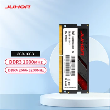 Оперативна памет JUHOR 8 GB DDR3 1600 Mhz DDR4 8 GB 16 GB 2666 Mhz, 3200 Mhz sodimm памет за лаптоп Memoria Ram