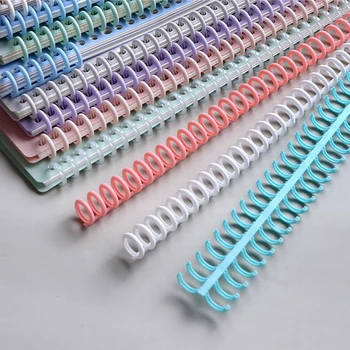 Пластмасови халки с отрывными листа на 30 дупки, Пружинящие спирала пръстени, мостова лента за бележник формат А4, канцеларски материали за офиса