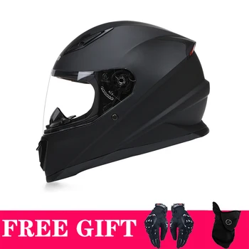 Подвижна Полнолицевой Мотоциклет шлем За безопасно спускане, одобрен от ООН DOT За мъже и жени за каране на мотокрос, Мотобайке, мото-каска