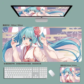 Подложка за мишка в стил аниме, Компютърна клавиатура в японски стил, Подложка за мишка, тенис на мат, подложки за PC, Подложки за игра, Офис, килим, домашен маса, подложка за мишка, Mause