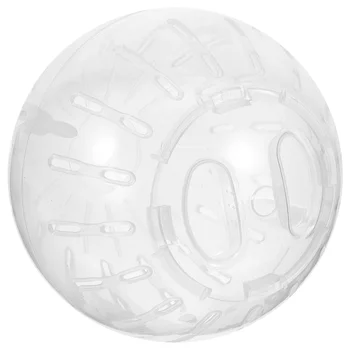 Прозрачна топка за чинчила, топка за хамстер топка за упражнения за джогинг малки домашни животни, морски свинчета, основана на топката