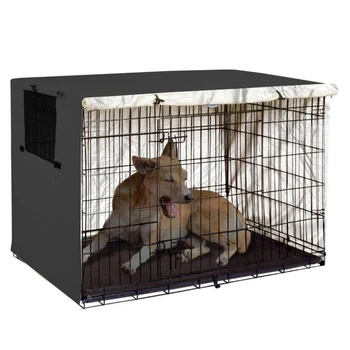 Сгъваема кутия за кучета - Лесно се сгъва и пренася за използване на закрито и на открито - Удобен калъф за дома или за пътуване за кучета