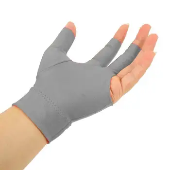 Тъмно-сиви билярдни ръкавици на 3 пръста си за играчите в реплика, снукеристов SP