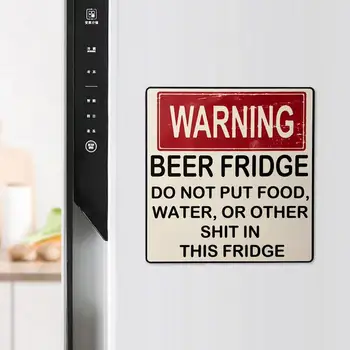 Уникален аксесоар за любителите на бира, Ретро Магнит за хладилник с бира теми, украшения за домашна кухня и бар със забавна стикер в ретро стил