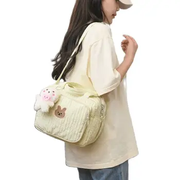 Чанта за майките, многоцветен многофункционална чанта за памперси за майки, голям капацитет, по-лека дамска чанта през рамо