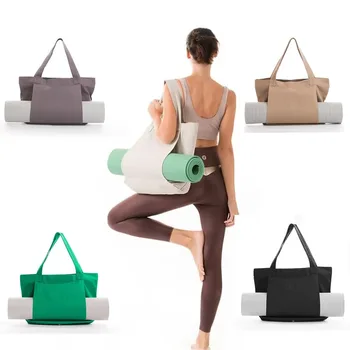 Чанта за носене от плат Оксфорд; Оксфордския мат; Мултифункционален лесен за използване туристическа чанта за фитнес; Сгъваема чанта за почистване и съхранение на йога.