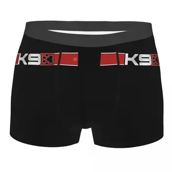 Червени мъжки слипове-боксерки Bark K9 райе, игра Mass Effect, Дишащи творчески гащи, Панталони с принтом най-високо качество, Подаръци за рожден Ден