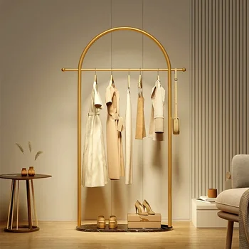 Эстетичная минималистичная закачалка за дрехи-метална стойка за дрехи за момичета, дизайнерска закачалка за дрехи, съвременни стоки за дома в скандинавски стил Perchero